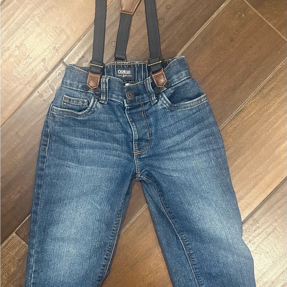 OshKosh B'gosh Classic denim with suspenders